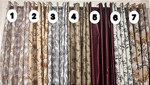 Cortina Estampada Com Blackout 2,90m X 2,60m