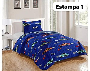 Cobre Leito Colcha Solteiro Infantil Teen Kids ( Menino e Menina )