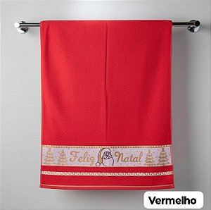 TOALHA DE BANHO "FELIZ NATAL"