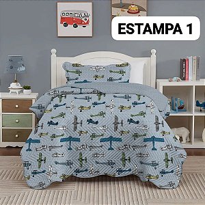 Kit cobreleito INFANTIL solteiro CORTTEX