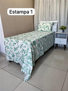 Jogo De Cama Solteiro Vida Bela 2 pçs