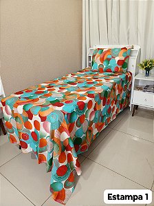 Jogo De Cama Solteiro Vida Bela 2 pçs