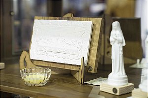 Quadro Santa Ceia 20cm