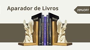 Aparador de Livros Anjo Adorador 20cm (O par)