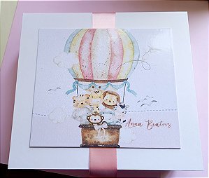 Kit Sonho Maternidade -  Com caixa Cartonada -Livro do Bebê, Caderneta de Saúde, Porta certidão/documento