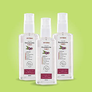 Kit Trio - Desodorantes Natural Açaí Prune
