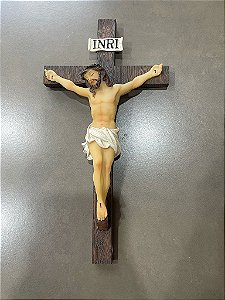 Crucifixo de Parede em resina  -   16cm