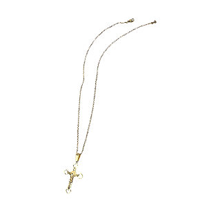 Colar Crucifixo em Aço inox - Feminino