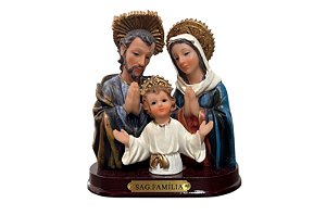 Imagem de Resina da Sagrada Família — 15 cm