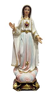 Imagem de Resina do Imaculado Coração de Maria — 20 cm