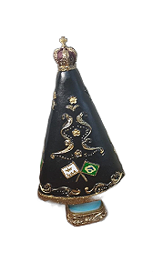 Imagem de Nossa Senhora Aparecida 16 cm em resina