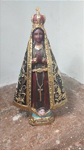 Imagem de Nossa Senhora Aparecida 16 cm em resina