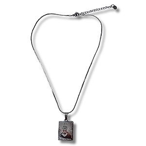 Colar Aço Inox com Medalha de São Carlo Acutis
