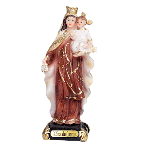 Imagem de Resina de Nossa Senhora do Carmo — 15 cm
