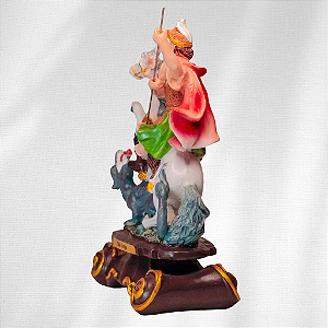 Imagem de resina de São Jorge 15cm