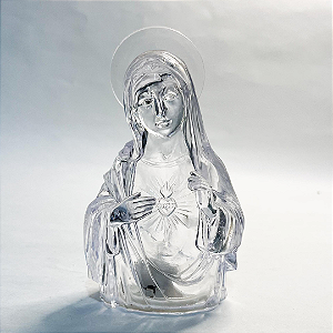Luminária Imaculado Coração de Maria  - 13cmx8cm (Multicolor)