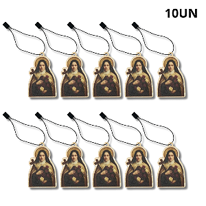 Kit 10 Aromatizante de Santa Teresinha do Menino Jesus - Aroma Baunilha