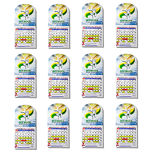 Kit com 12 Calendário da Renovação Carismática Católica RCC 2026 - Atacado