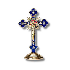 Kit com 12 Cruz Ornamentada para Painel de Carro (Cores Sortidas) - Atacado