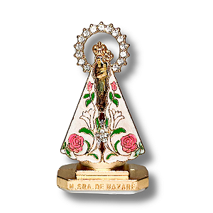 Imagem de Nossa Senhora de Nazaré para Painel de Carro - 5 CM