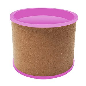 TUBO LATA PLASTICO 06 X 05 - ROSA BEBE