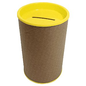 COFRINHO DE PAPEL - AMARELO C/ 6 UND