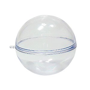 BOLA ACRILICA - CRISTAL C/10 PEÇAS