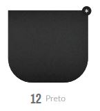 FITA DE CETIM n.01 - 10m 07mm - 12 PRETO