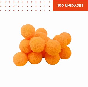POMPOM POLIESTER 14mm - LARANJA 523 - 100 und