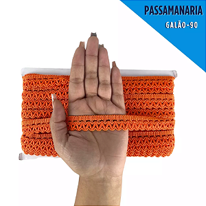PASSAMANARIA GALÃO 90 - 20MM - LARANJA 523 - 1 Metro