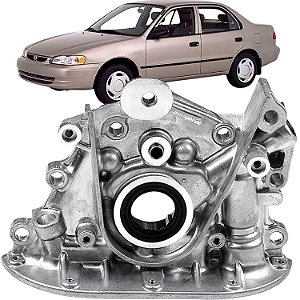 Bomba Óleo Corolla 1.6 16V 1992 a 1999 Motor 4AFE (Sem furo para sensor de rotação)