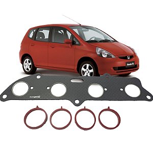 Junta Coletor Admissão Honda Fit 1.4 1.5 2003 a 2008