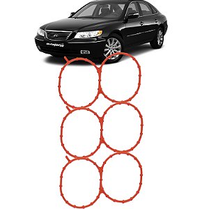 Junta Coletor Admissão Azera 3.3 V6 2007 a 2011 - Superior