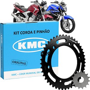 Kit Coroa Pinhão Fazer 250 2006 a 2017 Aço 1045 KMC PRO