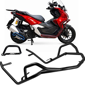 Protetor Carenagem Escape Honda ADV 160 2025 em diante Preto