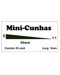 ECOLOJIT Mini-cunhas - 36 uidades