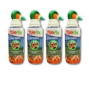 TIJOFIX Super cola para tijolos ecológicos 4 x 1 L com bico aplicador