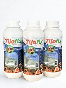 TIJOFIX Super cola para tijolos ecológicos 3 x 1 litro.