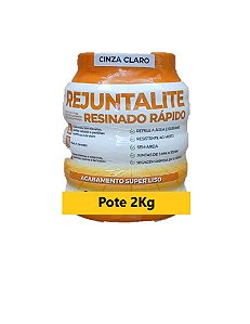 REJUNTALITE RESINADO CINZA CLARO 2KG