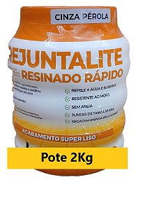 REJUNTALITE RESINADO CINZA PEROLA 2KG