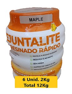 REJUNTALITE RESINADO MAPLE 6x2KG