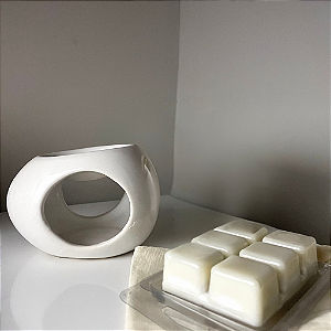 KIT - RECHAUD + PASTILHAS AROMÁTICAS (WAX MELTS) (65G)