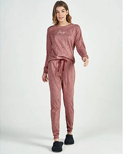 Pijama Manga Longa Zodiac