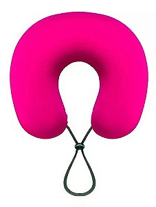 Almofada Apoio de Pescoço Para Viajem Neck Pillow Perfetto - Rosa