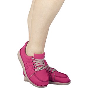 Tênis Anatômico para Esporão e Fascite Plantar MundoFlex - Pink