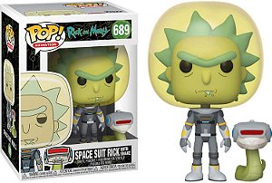Boneco Rick e Morty Space Suit Rick With Snake. Pop Funko 689