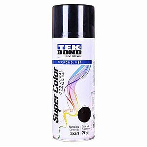 TEKBOND TINTA SPRAY USO GERAL PRETO BRILHANTE 350ML