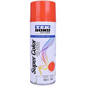 TEKBOND TINTA SPRAY USO GERAL LARANJA 350ML