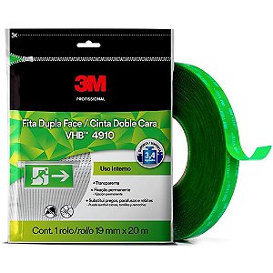 FITA DUPLA FACE 3M VHB 19MMX20M