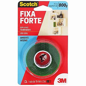 FITA D.FACE 3M FIXA FORTE 19MMX2.0M